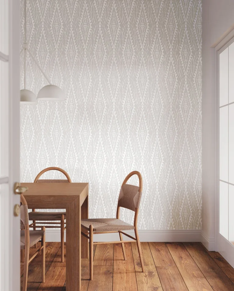 Rousseau Paperweave Wallpaper - Warm Grey — Ảnh 2