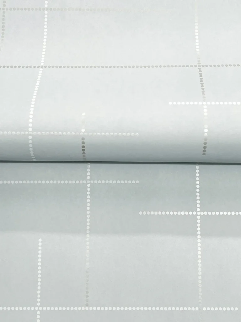 Wylie Dotted Gridlines Wallpaper - Light Blue — Ảnh 6