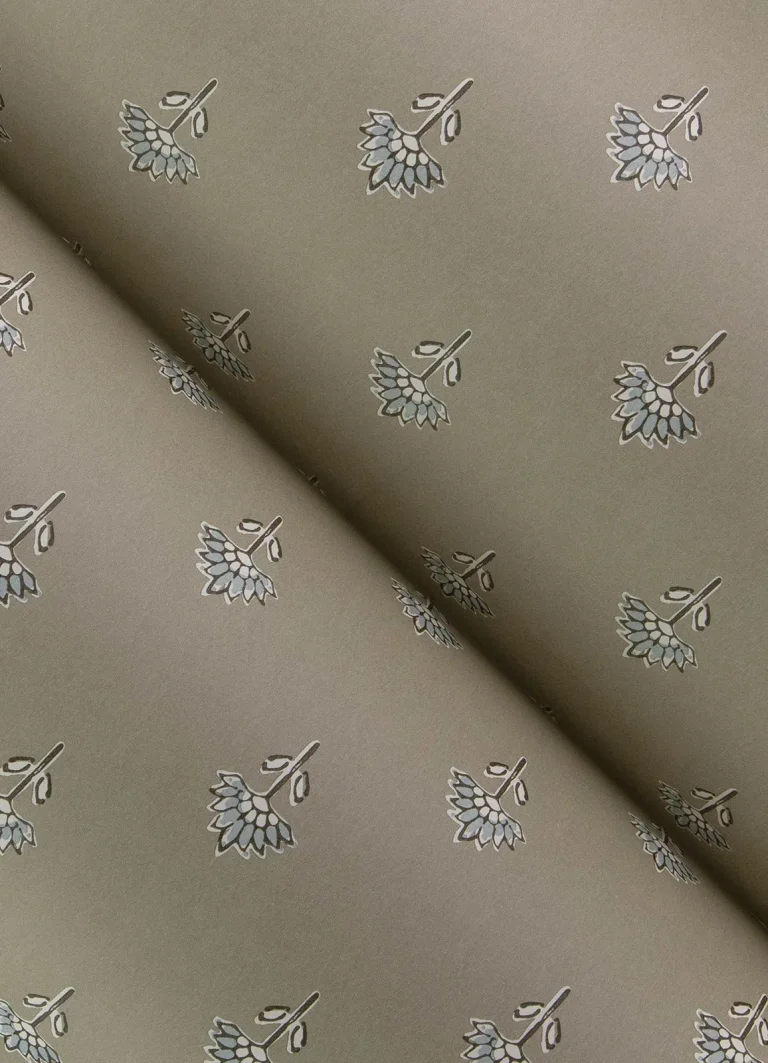 Chesapeake Surdiva Floral Fan Wallpaper - Stone — Ảnh 5