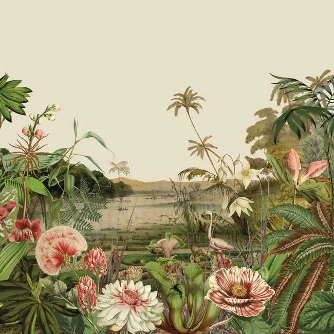 Floating Gardens Wall Mural - Green — Ảnh 3