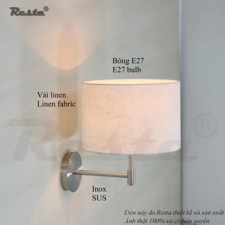 Đèn treo tường Resta 22 - Màu đỏ — Ảnh 5