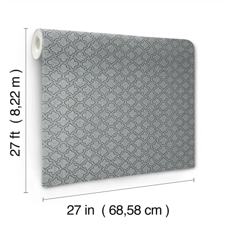 Candice Olson Uptown Glam Wallpaper - Charcoal — Ảnh 3