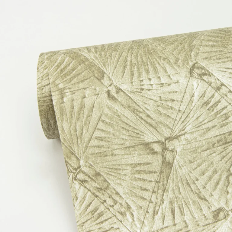 Wright Textured Triangle Wallpaper - Gold — Image 2