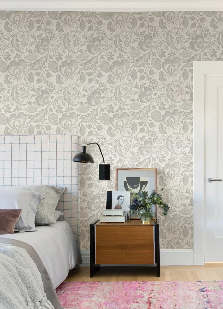 Culver Jacobean Wallpaper - Grey — Ảnh 3