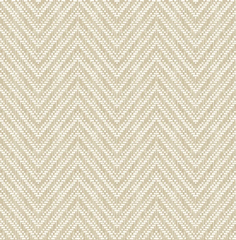 Glynn Chevron Wallpaper - Wheat — Ảnh 4