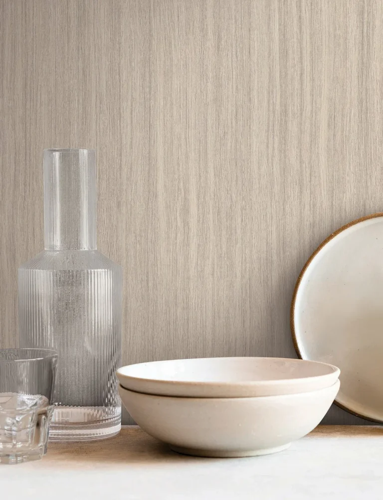 Wistman Stripe Wallpaper - Almond — Ảnh 2