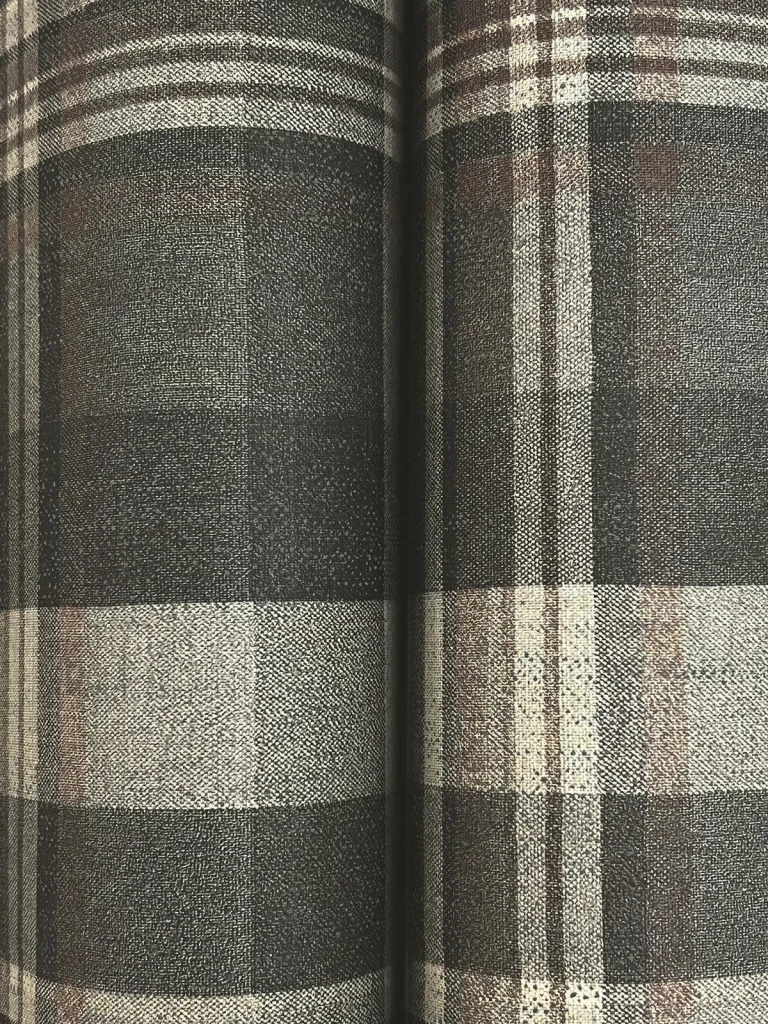 Chesapeake Dutton Plaid Wallpaper - Charcoal — Ảnh 6