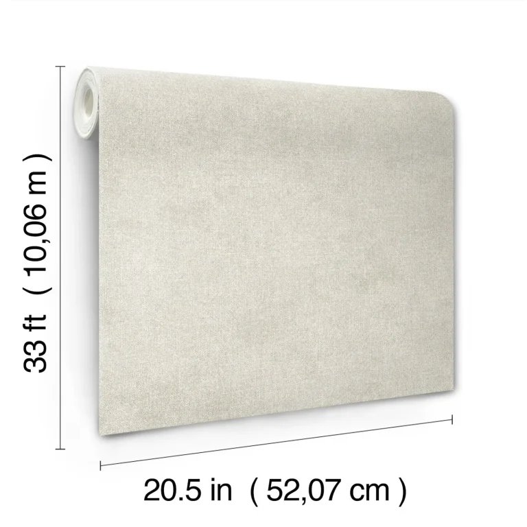 Chesapeake Homespun Textured Wallpaper - Grey — Ảnh 4