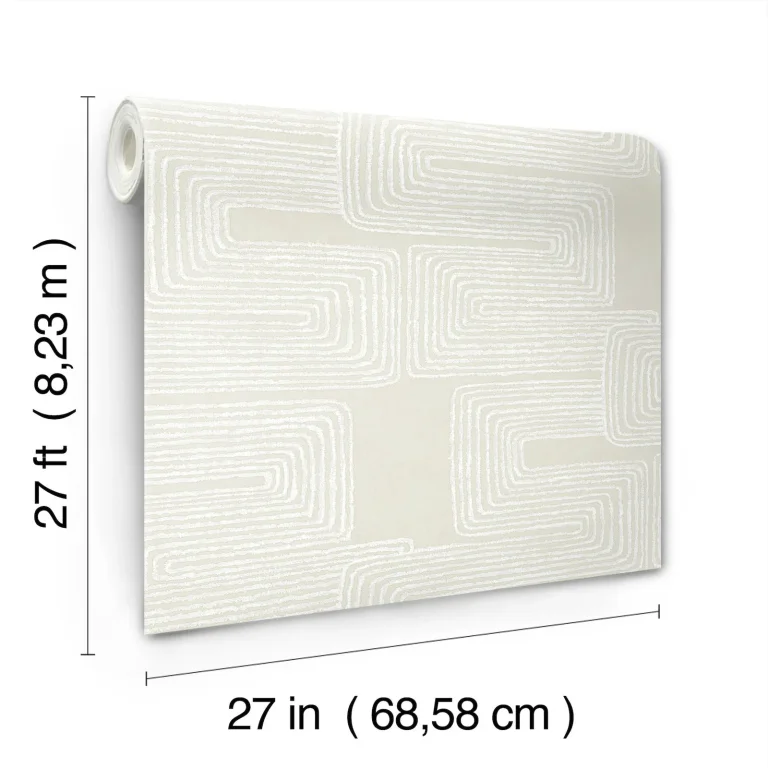Zulu Thread Wallpaper - Neutral/Pearl — Ảnh 4