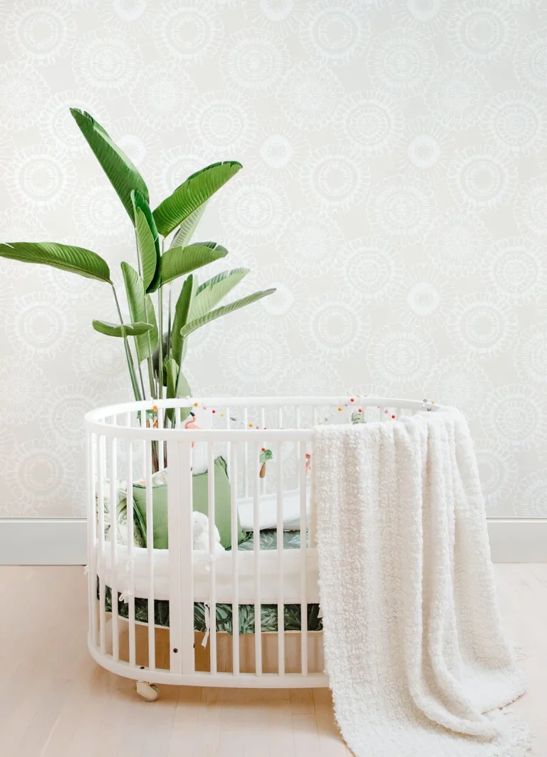 Chesapeake Sonnet Floral Wallpaper - Platinum