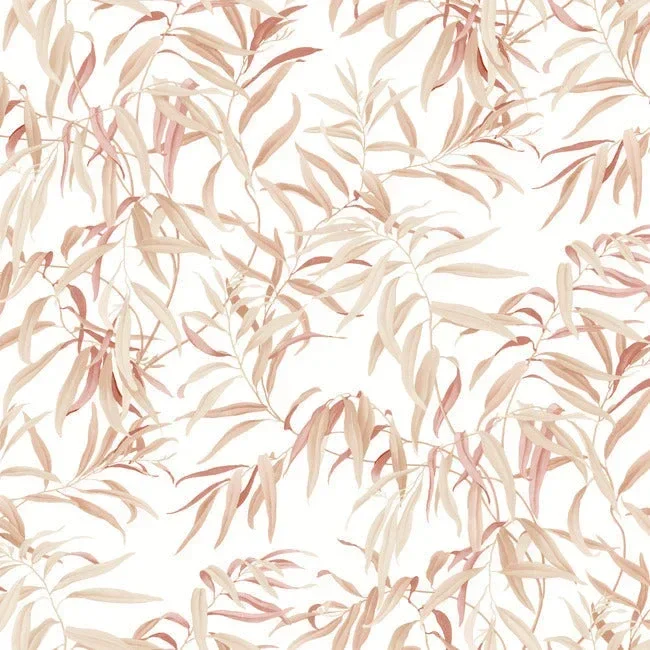 Willow Grove Wallpaper - Clay — Ảnh 5