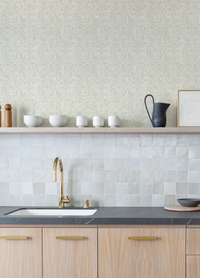 Elma Fiddlehead Wallpaper - Taupe — Ảnh 2