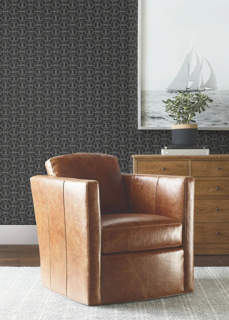 Ronald Redding Polo Horse Bits Wallpaper - Black — Ảnh 2