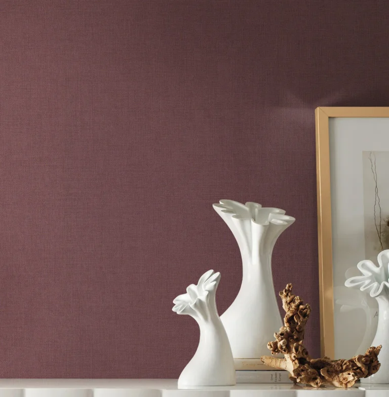Gesso Weave Wallpaper - Wine — Ảnh 3