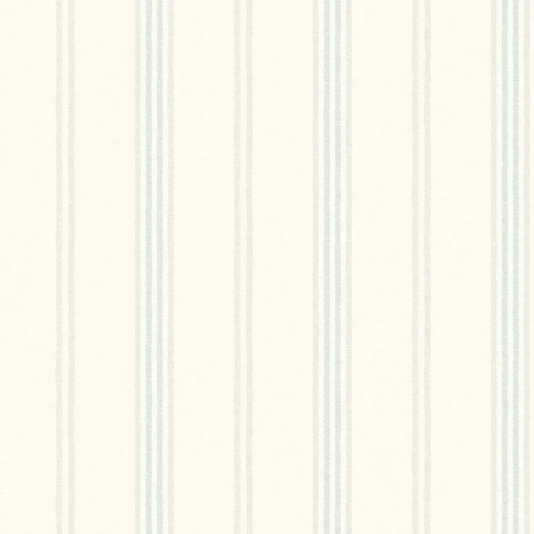 Chesapeake Lovage Linen Stripe Wallpaper - Aqua — Ảnh 5