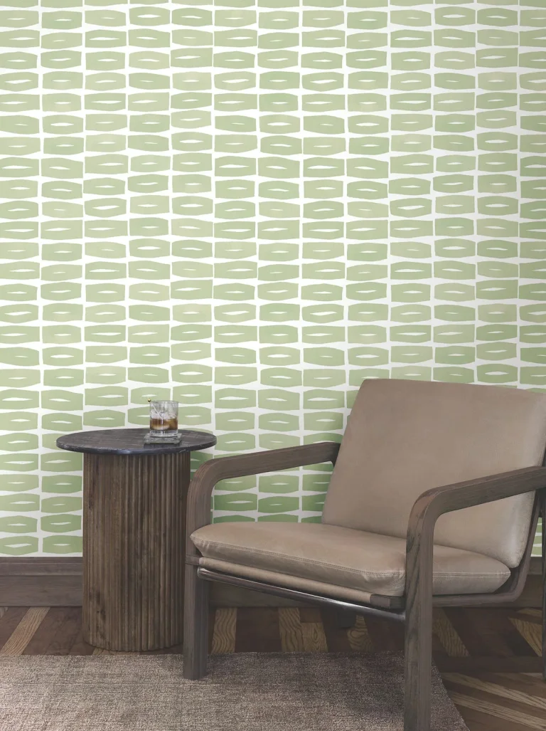Modernist Motif Wallpaper - Leaf — Ảnh 2