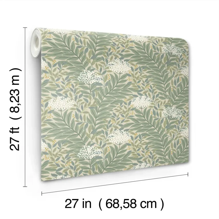 Rifle Paper Co. Highgrove Wallpaper - Linen — Ảnh 3