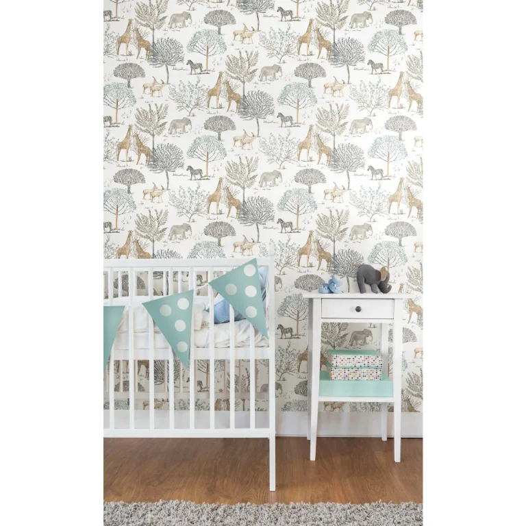 On the Savanna Wallpaper - Neutral — Ảnh 7