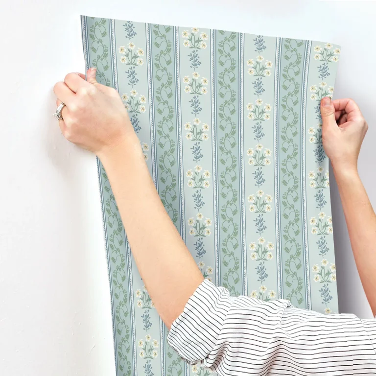 Rifle Paper Co. Portico Wallpaper - Blue — Ảnh 4