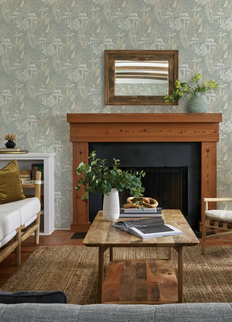 Chesapeake Holt Woodland Wallpaper - Seafoam — Image 3