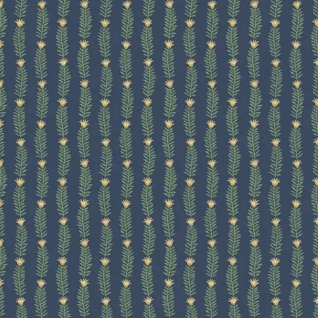 Rifle Paper Co. Eden Wallpaper - Navy — Ảnh 4