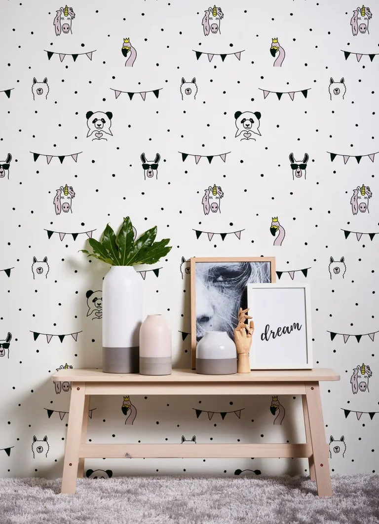 Chesapeake Orlow Llama Wallpaper - Pink — Ảnh 3