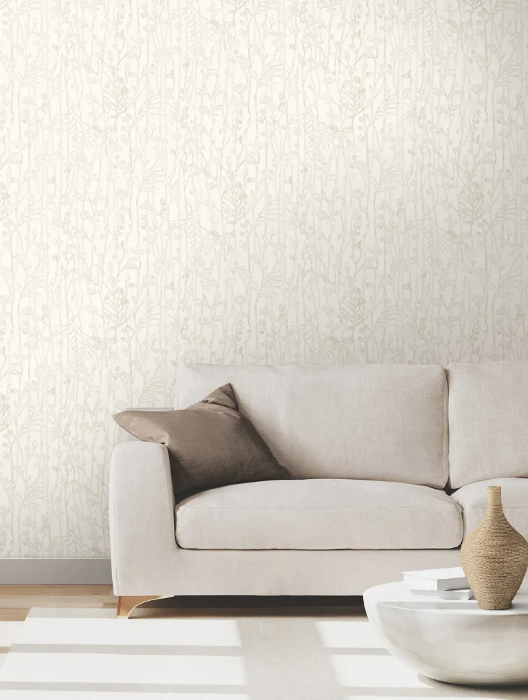 Ronald Redding Filigree Abstract Wallpaper - Pearl — Ảnh 2
