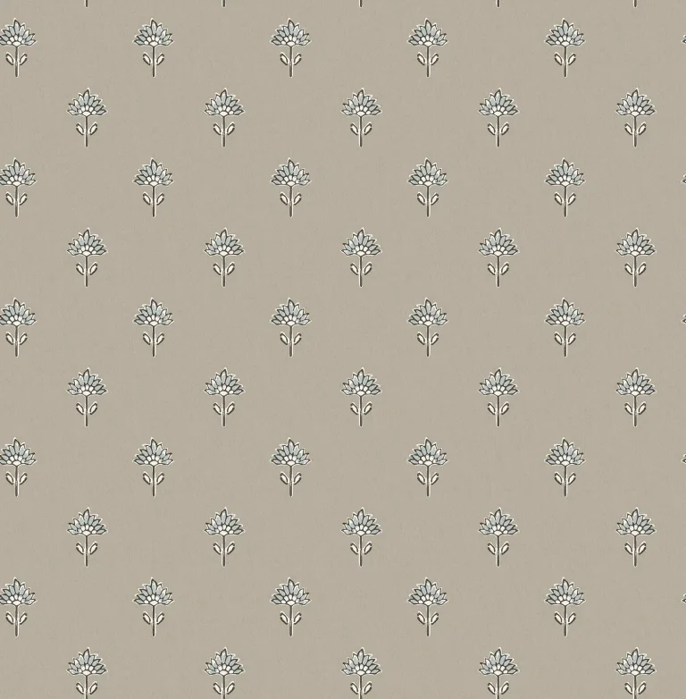 Chesapeake Surdiva Floral Fan Wallpaper - Stone — Ảnh 4