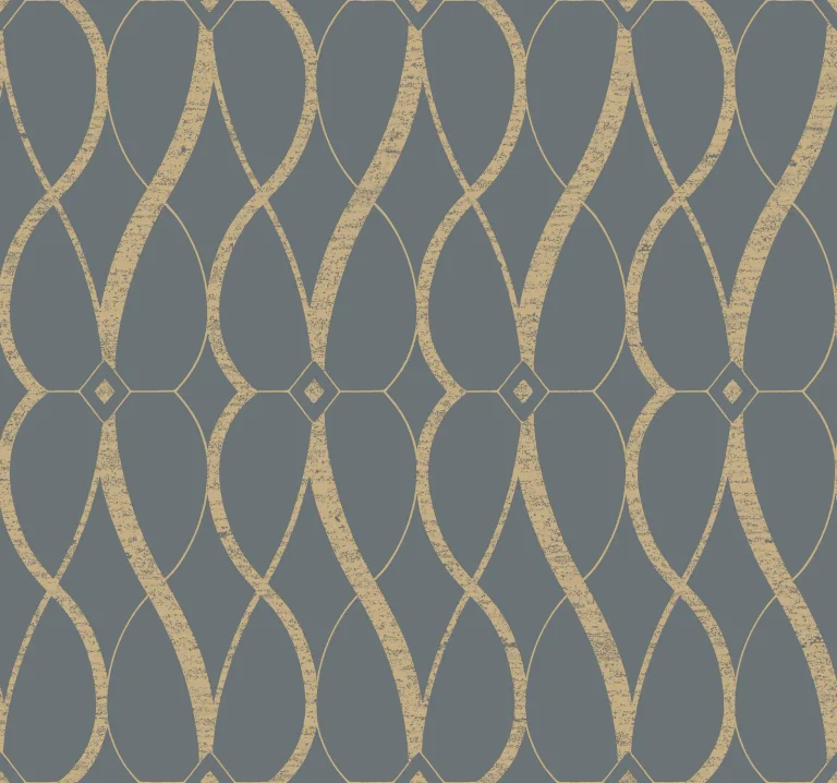 Graceful Geo Wallpaper - Smoke/Gold — Ảnh 5