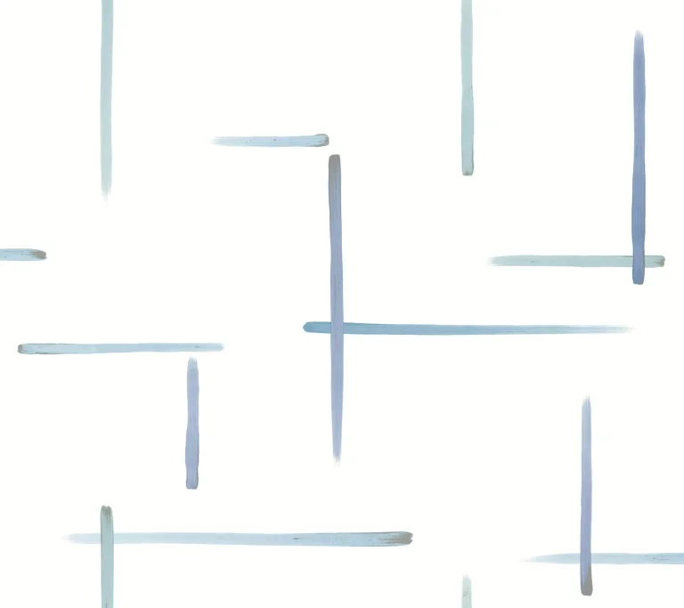 Gilded Sumi-E Wallpaper - Blue/Glint — Ảnh 3