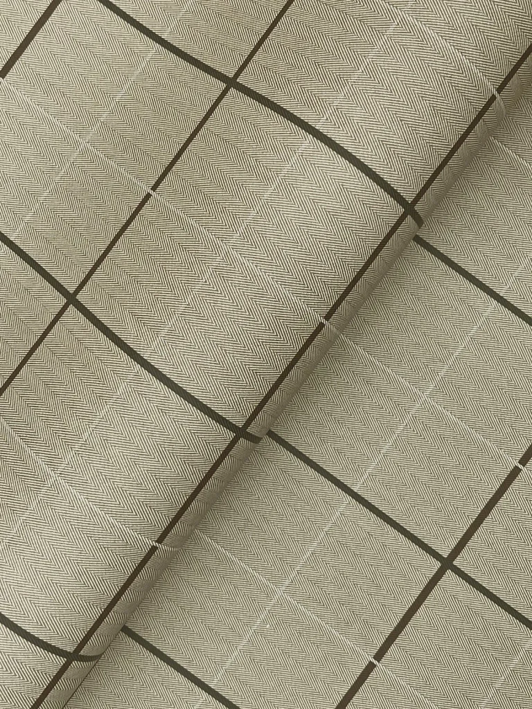 Ronald Redding Tattersall Plaid Wallpaper - Brown — Ảnh 4