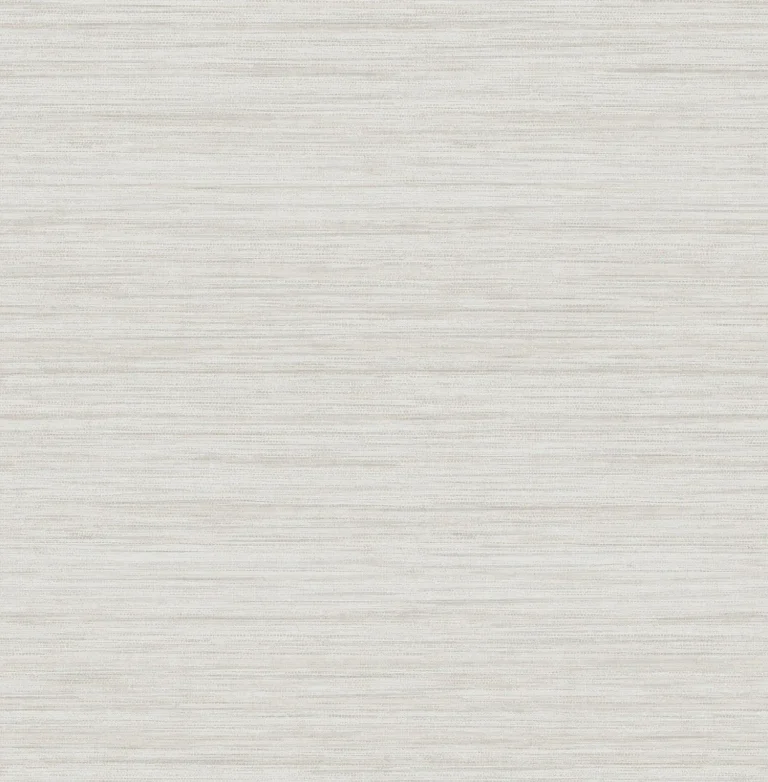 Barnaby Faux Grasscloth Wallpaper - Neutral on White — Image 5
