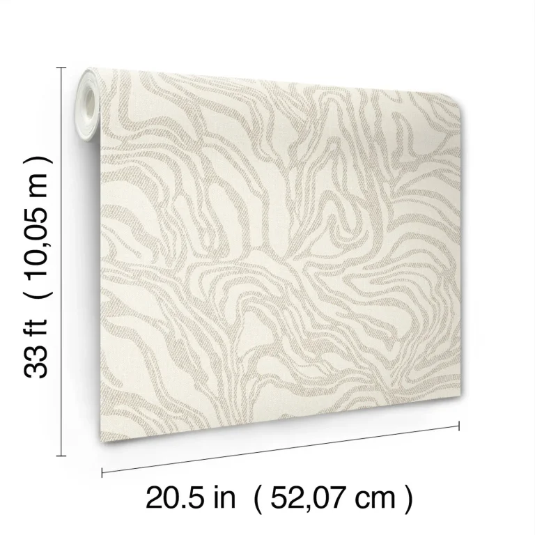 Massar Modern Marbled Wallpaper - Taupe — Ảnh 2