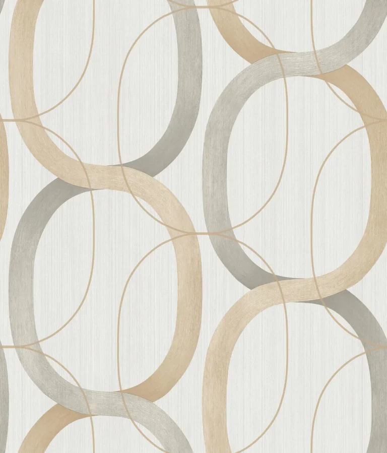 Candice Olson Interlock Wallpaper - Dark Taupe — Ảnh 3