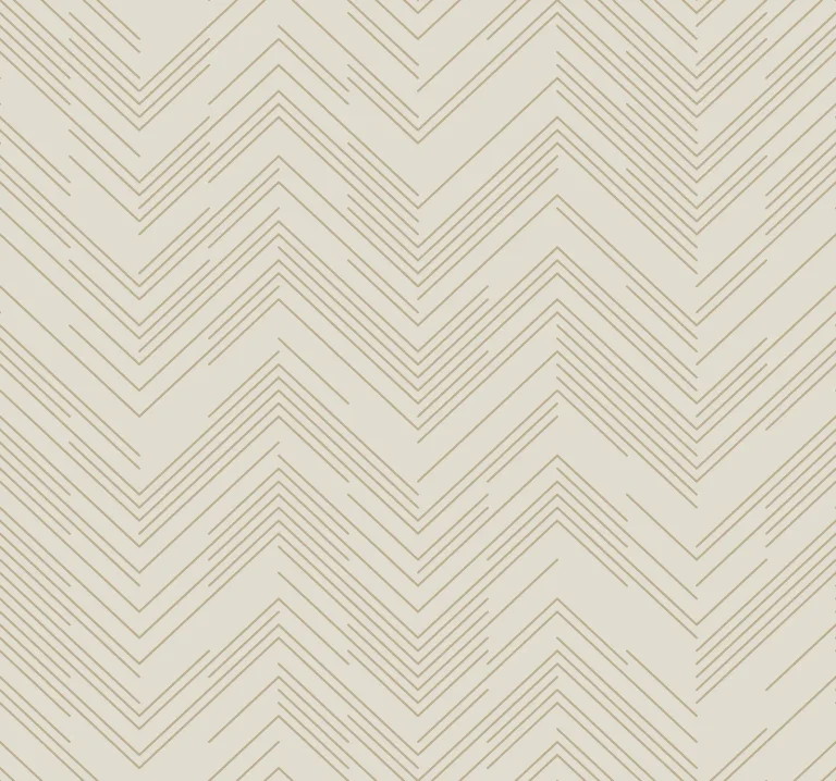 Polished Chevron Wallpaper - Cream/Gold — Ảnh 2