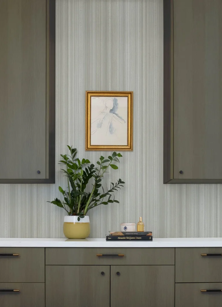 Elan Ombre Stripe Wallpaper - Grey — Ảnh 4