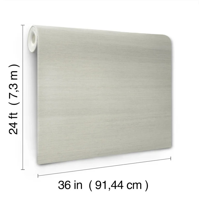 Magnolia Home Plain Grass Wallpaper - Grey — Ảnh 5