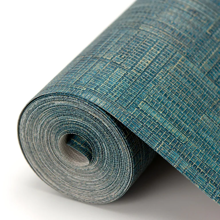 Thea Geometric Wallpaper - Blue — Image 4