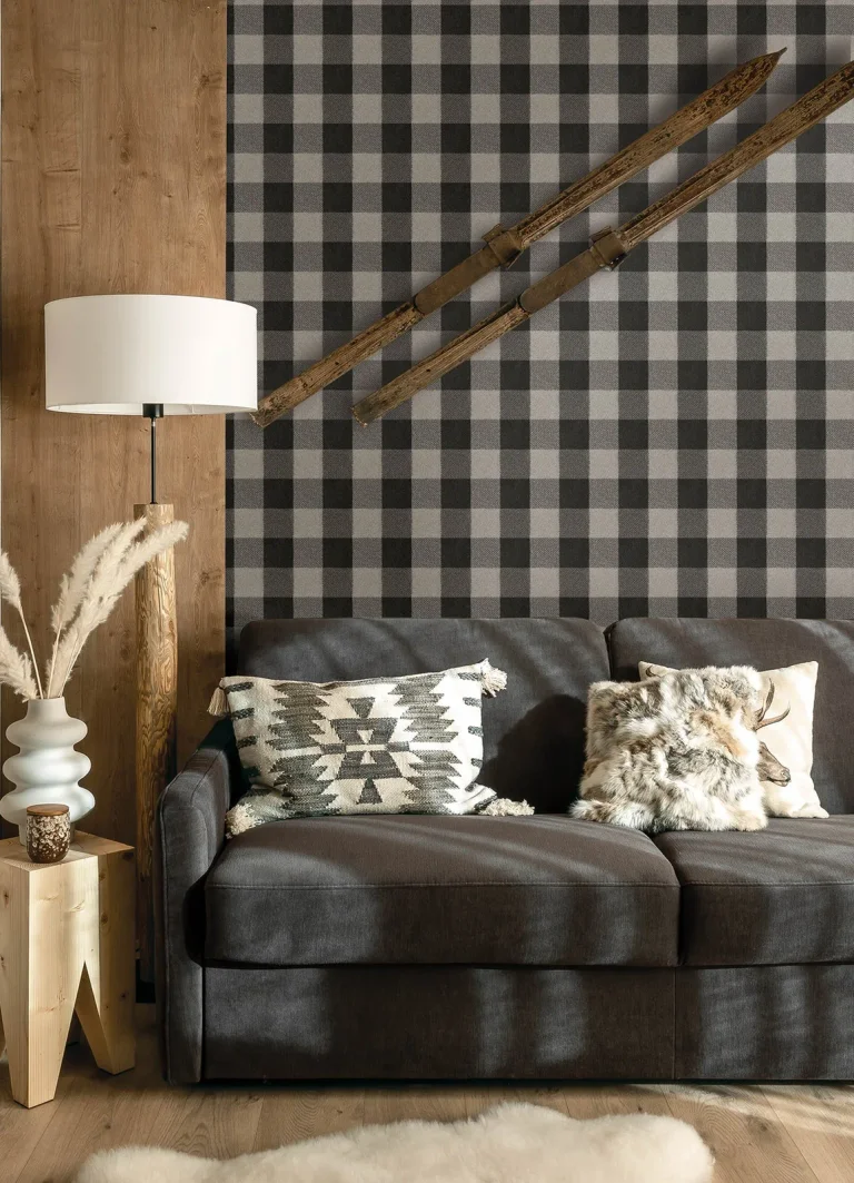Chesapeake Lumberjack Wallpaper - Black — Ảnh 7