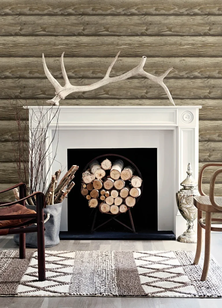Chesapeake Bunkhouse Wallpaper - Brown — Ảnh 2