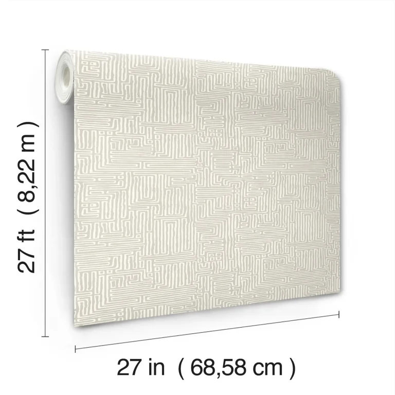 Ronald Redding Passages Wallpaper - Taupe — Image 3