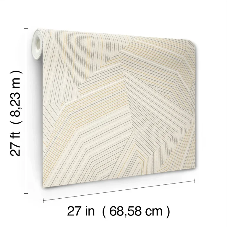 Dotted Maze Wallpaper - Taupe — Image 7
