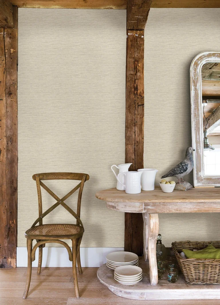 Chesapeake Plaited Grass Wallpaper - Light Grey — Ảnh 5