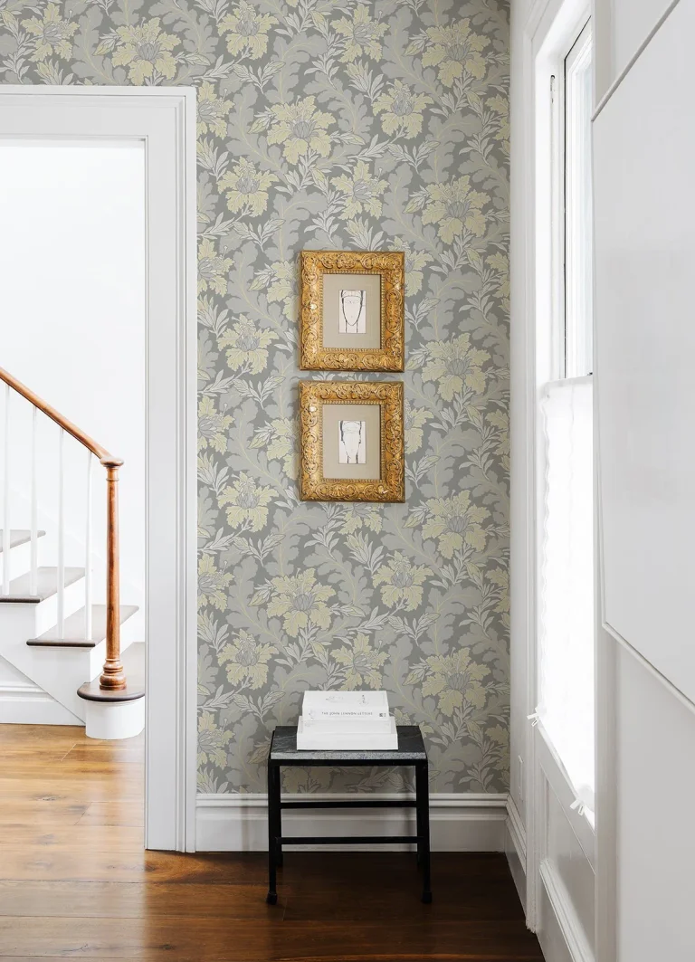 Butterfield Floral Wallpaper - Light Grey — Ảnh 2