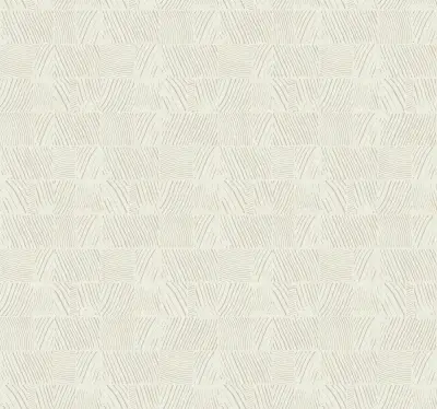 Woodcut Wallpaper - Grey & White