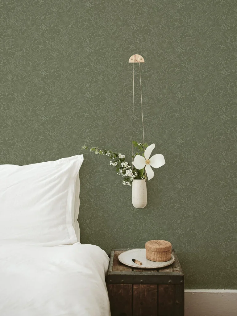 Wilma Wallpaper - Green — Ảnh 2
