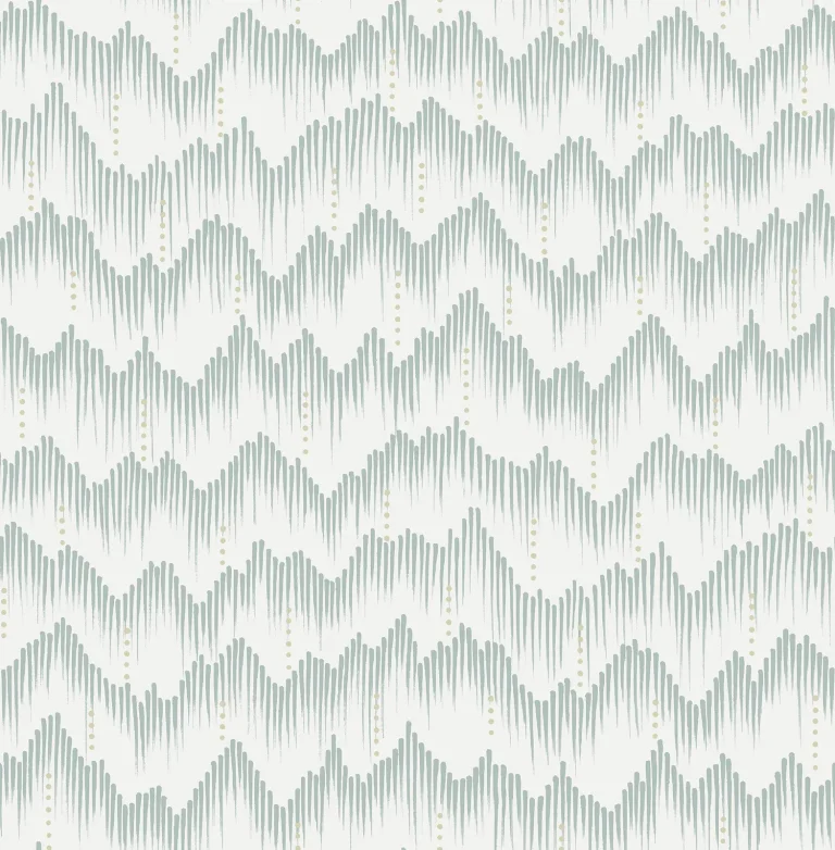 Holmby Brushstroke Zigzag Wallpaper - Seafoam — Ảnh 4