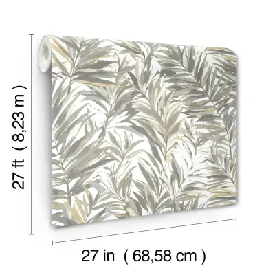Swaying Palms Wallpaper - Neutral