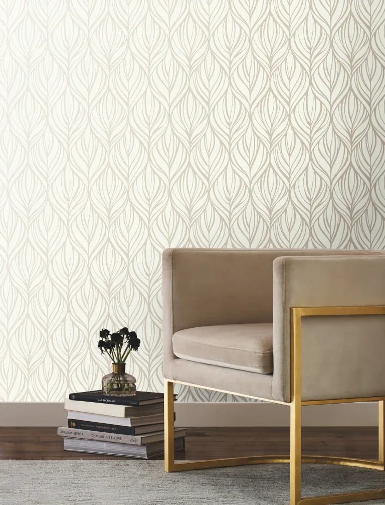 Candice Olson Palma Wallpaper - White/Gold — Ảnh 4