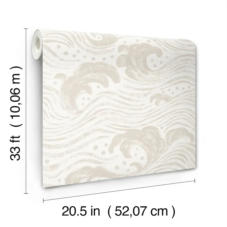 Swell Wallpaper - Beige — Ảnh 3